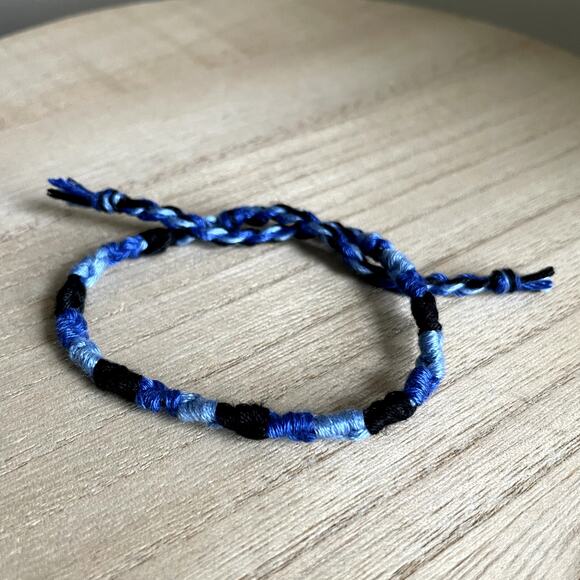 Gwendolen Bracelet anklet trendy comfortable tie embroidery thread woven gift - Picture 1 of 1